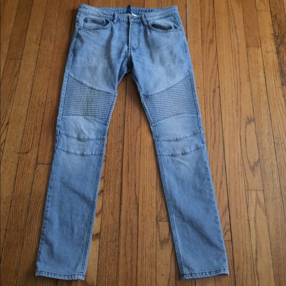 H&M biker jeans